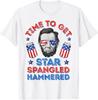 Time To Get Star Spangled Hammered 4th of July Men Lincoln T-Shirt
