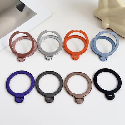 360-Degree Rotating Metal Stand with N52 Strong Magnet, Hardware Ring Holder, Car Mount Stand, Factory Direct Sale