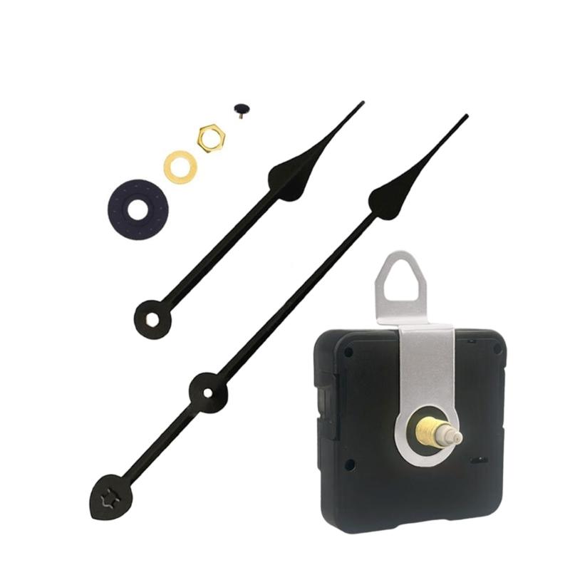 Quiet Clock Movement Kits Battery Operated Quartzs Clock Mechanism with Metal Clock Hands for Wall Clock Repair Parts