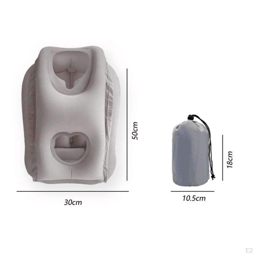 Travel Pillow, Breathable Neck Pillow Inflatable for Train, Living Room Car, Gifts