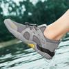 2025 summer new creek shoes men's quick-drying large mesh elastic band wading shoes hollow breathable mesh sports sandals