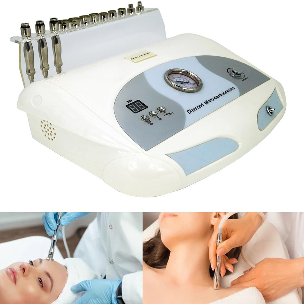 Au-3012 3 Wands 9 Tips Diamond Power Peel Machine Portable Microdermabrasion Machine For Salon