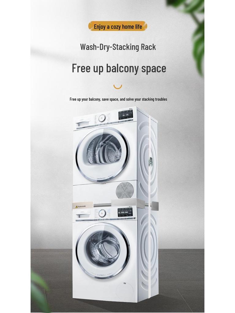 Регульована полиця-стелаж з нержавіючої сталі для сушильних машин - Економія місця