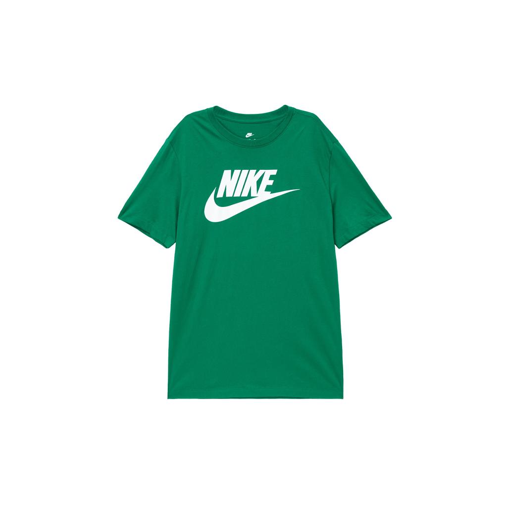 Nike SS24 Letter Logo Casual Pullover Knit Sports Soft Comfortable Durable Classic Crew Neck Short Sleeve T-Shirt Men T-Shirt Peacock-Green AR5005-365