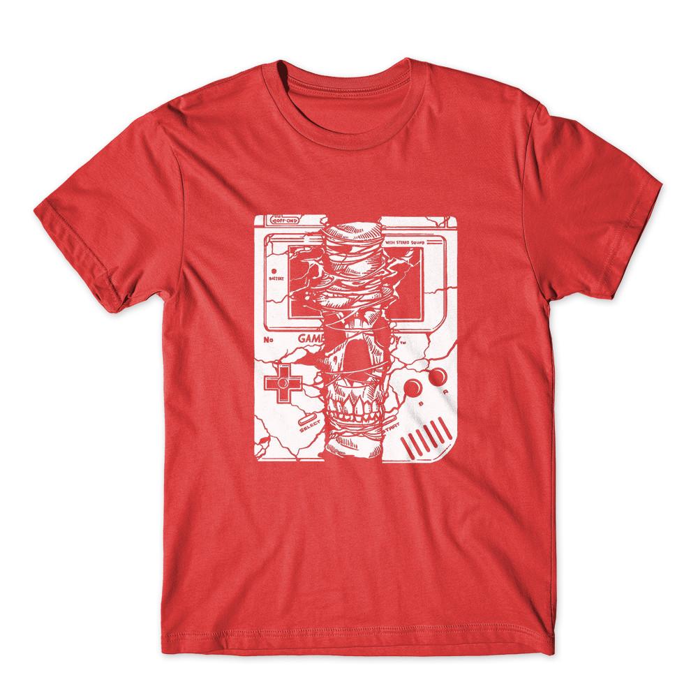 Gameboy Skull T-Shirt 100% Cotton Premium Tee New