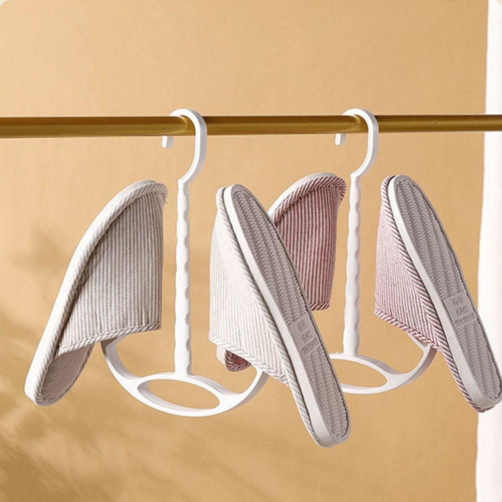 

Windproof Shoes Hanger Plastic Shoe Storage Organizer Creative Shoe Drying Rack Balcony