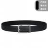 Men's Leather Belt, Inner Buckle Does Not Show the Tail, Inner Wear Belt, Middle-aged and Young Leisure Trend Versatile Belt