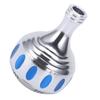 Fishing Reels Aluminum Alloy Holding Pill Lightweight Reel Handle Knob Fishing AccessorySilver Blue