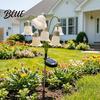 Solar Path Lighting for Walkway 6 Head Lily Garden Light IP44 Waterproof Flower Lights Outdoor Stake Lamp Yard Patio Pathway Landscape Powered