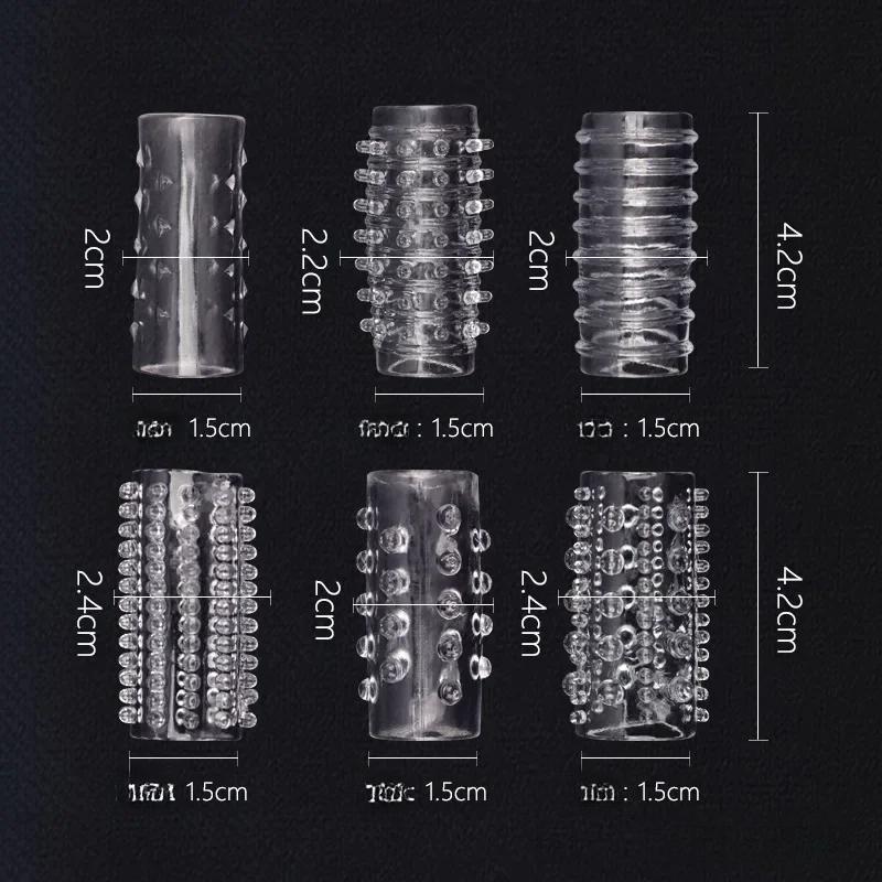 6 teile/satz Cock Ring G-spot Stimulieren Penis Ring Sex Spielzeug für Männer Sperren Spermien Verzögerung Ejakulation