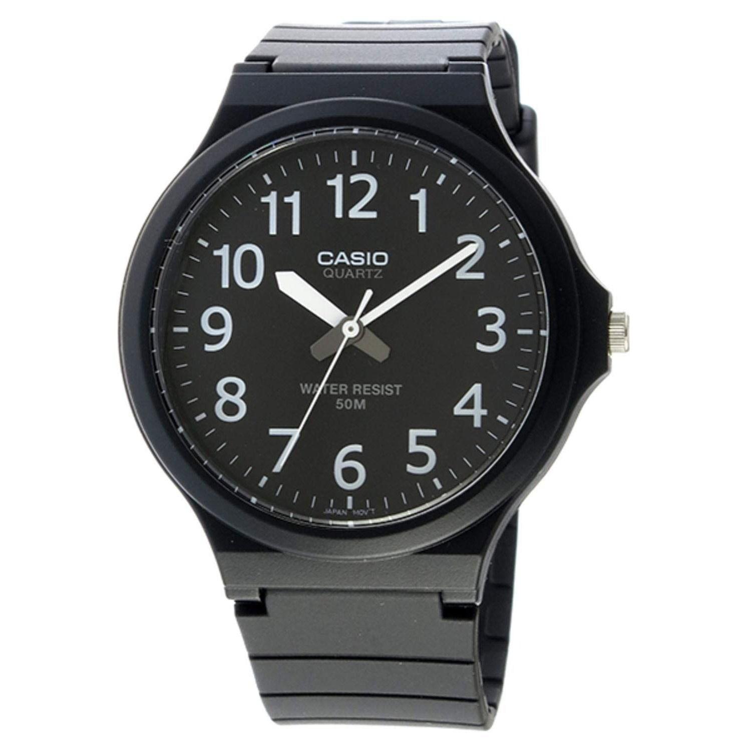 Casio Quartz Unisex Wristwatch MW-240-1BV Black/White