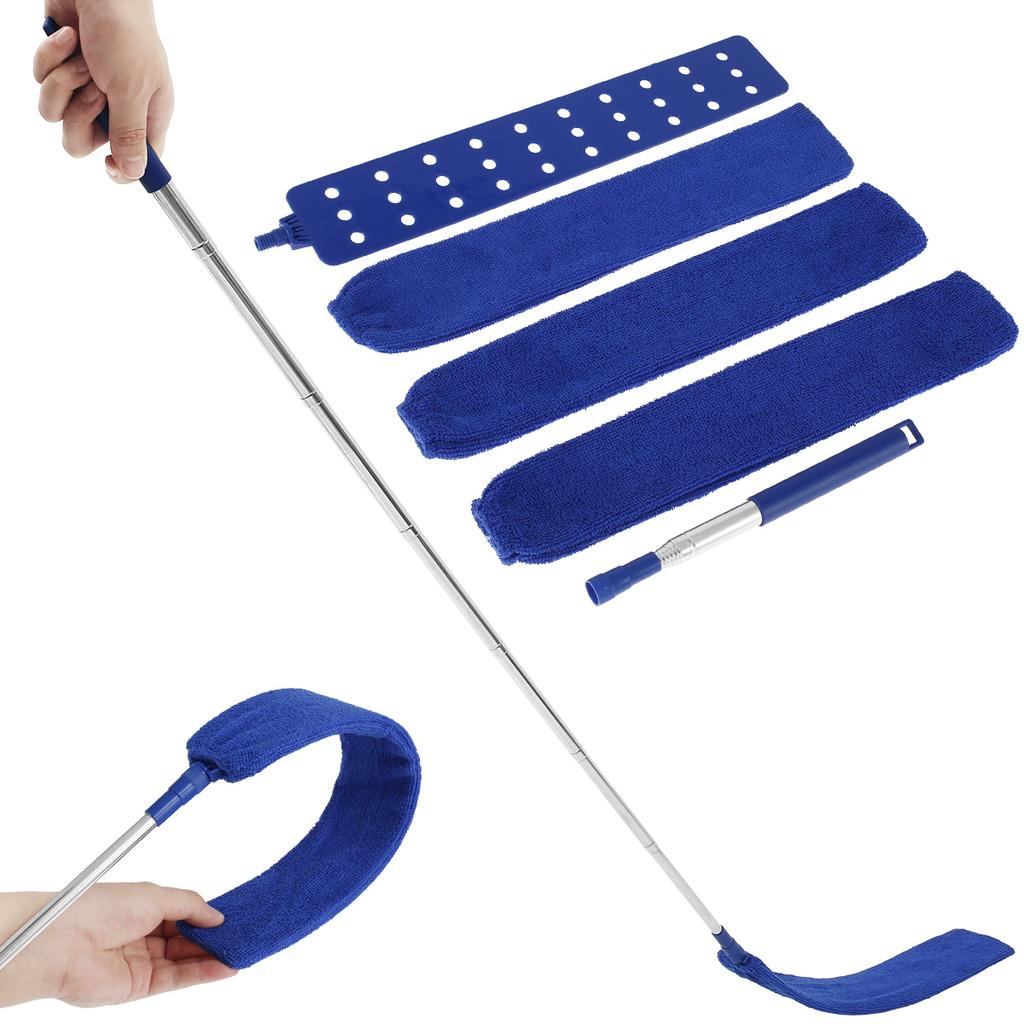 Gap Dust Cleaner Retractable Microfiber Gap Dust Brush Flexible Long Flat Gap Duster for Sofa Bed Furniture Bottom Cleaning