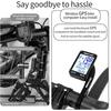 Bikevee GPS Wireless Bicycle Speedometer, Cycle Computer with Auto Start/Stop, Auto Backlight, Waterproof, Odometer, MPH/KM/H, 2.4-inch FSTN Tiered Di