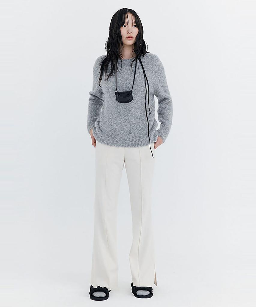 WNDERKAMMER Corduroy Semi-Bootcut Pants_Ivory