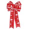 Large Bows Christmas Bowknot  Decorations 2025 Xmas Tree Hanging Pendant Ornaments  For Home Garden Chair Holiday Decor 41x24cm