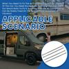 4Pcs 3107421.012 AC Mount Bolts (8" Bolt) Compatible with Air Conditioner Units (for 6" Camper Roof Thickness)