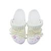 Crocs Classic Platform Clog Bubbling Ice Cream EVA Stylish Comfortable Versatile Hole Shoes Unisex Purple