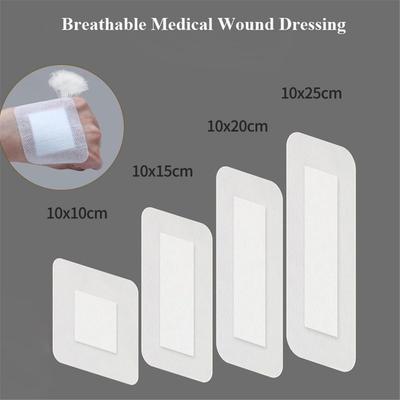 30Pcs 10x10cm/15cm/20cm/25cm Medical Sterile Wound Dressing Breathable Adhesive Large Size Band Aids Bandage Wound Care Sticker