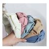 New Solid Color Folds Pattern Hair Band Headband for Women Fashion Five Flower Headbands Designer Hair Accessories