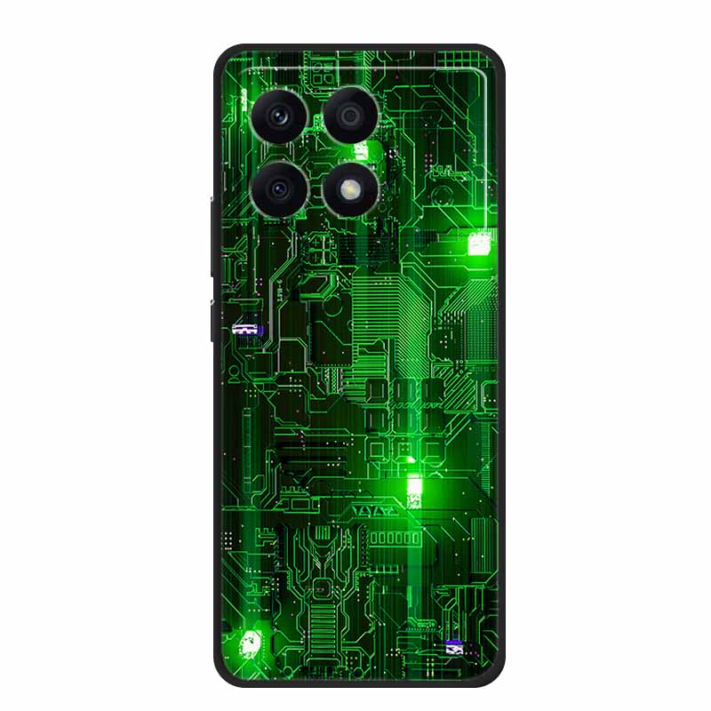 Para Xiaomi Poco X6 Pro 5G Funda Lujo TPU Silicona Trasera Fundas de Teléfono para Xiaomi Poco X6 Dibujos Animados Protector 2311DRK48I Funda