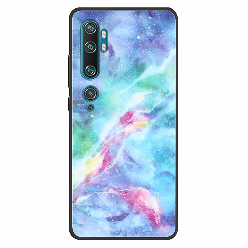 For Xiaomi Mi Note 10 Case Silicone Soft Owl Lion TPU Fashion Back Cover For Xiaomi Mi Note10 Cases Protective Printed Covers