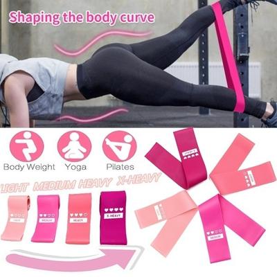 Widerstandsbänder vierter Ordnung, Fitness-Zahnfleisch-Set, Übungssport, elastisches Band für Fitness, Pilates, Krafttraining, Gummischlaufen-Expander