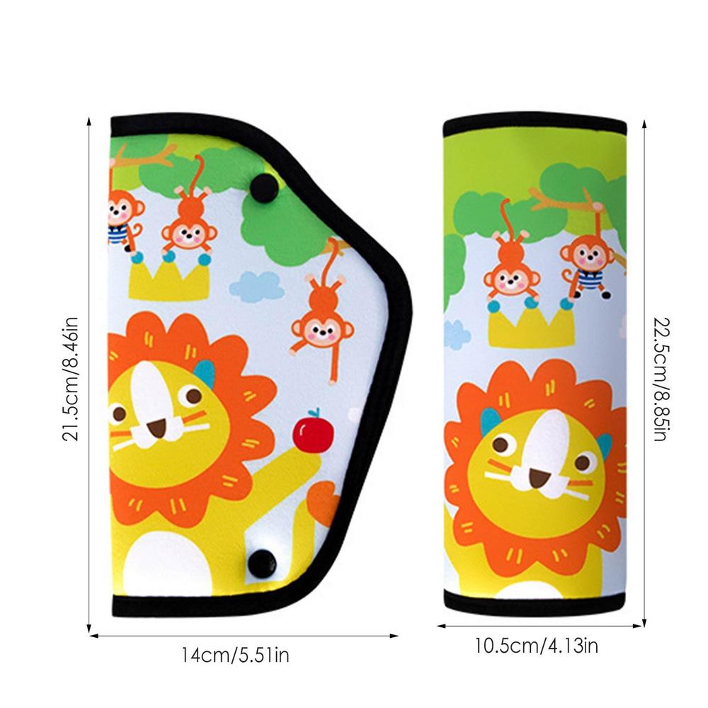 Car Safety Belts Pillows Cover For Kid Children Baby Travel Positioner Protect Auto Seatbelt Adjust Plush Cushion Shoulder