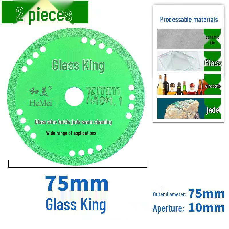 Mini 76mm (3") Angle Grinder Blade: Metal Grinding & Polishing Disc, Cutting Wheel 10mm Arbor.