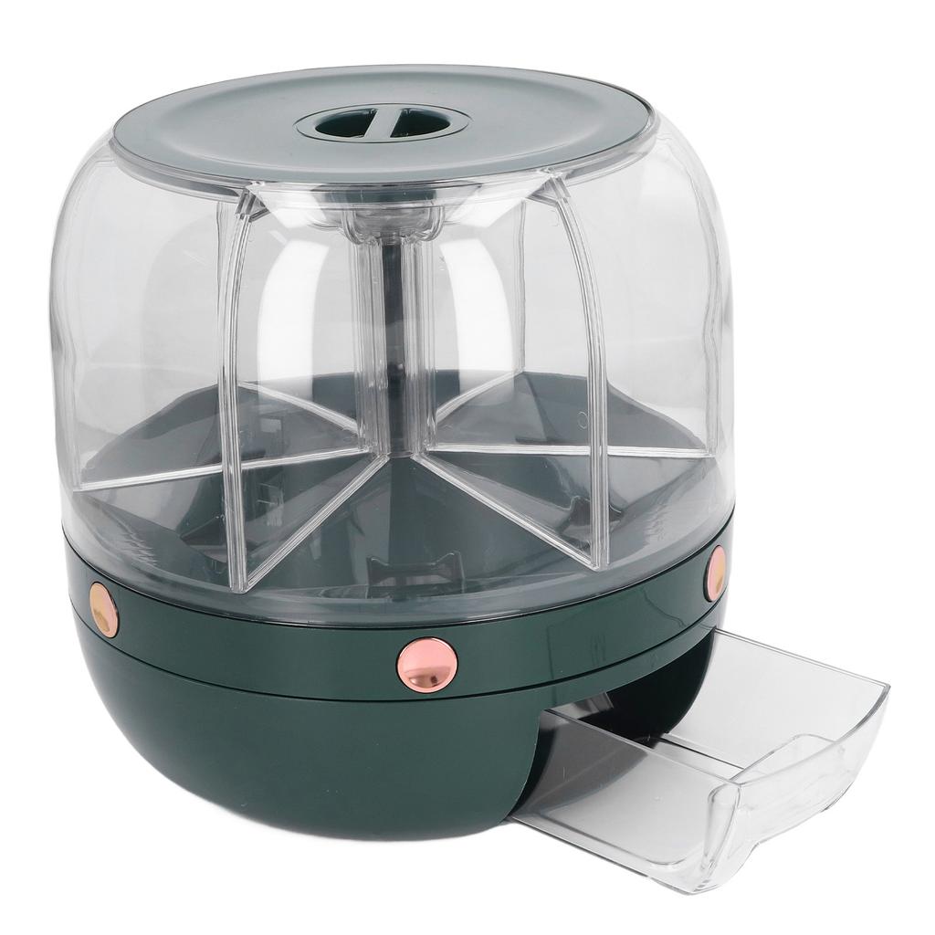 Reisspender Mehrzweck 360 Grad Drehung Lebensmittel Getreide Aufbewahrungsbehälter für Küche Bohnen Reis