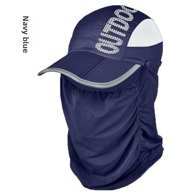 Sun Protection Baseball Cap With Uv Blocker For Outdoor Fishing And Hiking Enthusiasts