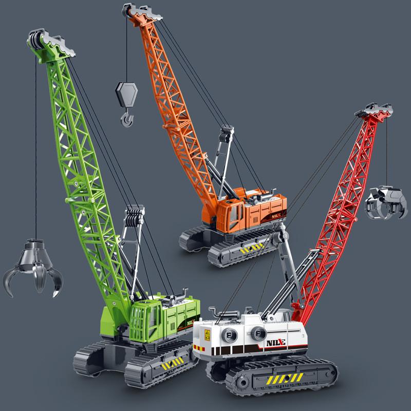 Grab Simulation Lift Crane Engineering Vehicle Model Children Toy Inertia