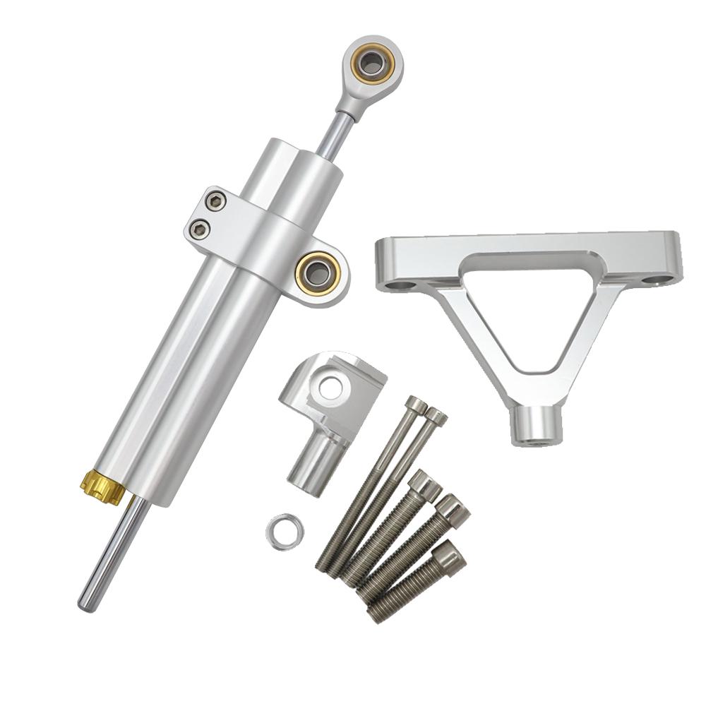 Motorcycle Steering Damper Stabilizer & Bracket For KAWASAKI ZX6R ZX-6R 2007 2008 07 08