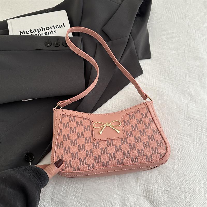 

Текстурована універсальна сумка під пахви, жіноча сумка 2025 року, нова модна портативна сумка через плече, сумка в іноземному стилі, багет