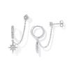 Trendy Rhinestone Tassel Ear Cuff: Versatile European and American Fashion Earrings for Women
