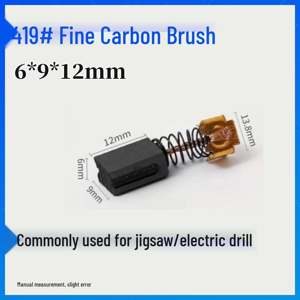 Durable Carbon Brush Set for Grinders, Drill, Hammer, Polisher, Cutter, and Picker Tools