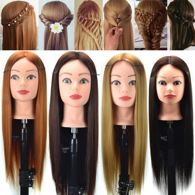 Hair Styling Paruka Cvičení školení Head Manekýn Kadeřnictví