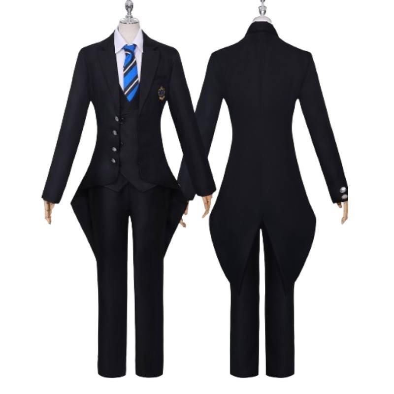 Kuroshitsuji Sebastian Kostium Cosplay Tkanina Poliestrowa Prosty Styl Japońska Anime Tematyka
