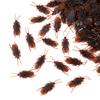 50/100pcs Halloween Gadget Plastic Cockroaches Joke Decoration Props Rubber Toy Gags Plastic Bugs Cockroach Practical Jokes Toys