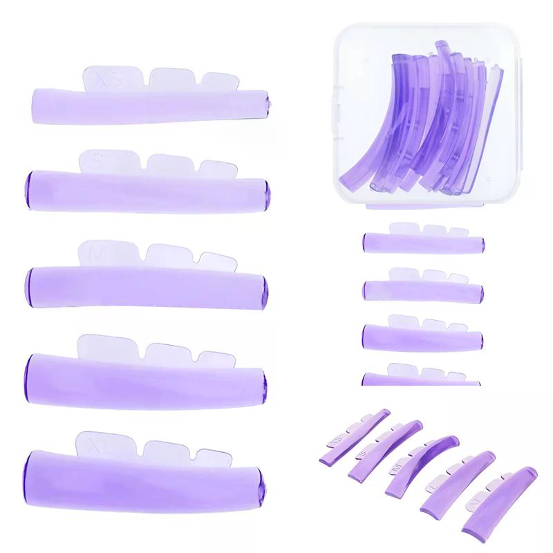5 Paar/Box Selbstklebende Silikon Wimpernwellstäbchen Lash Lifting Lamination Pad 3D Wimpernverlängerung Lockenwickler Zubehör Werkzeuge