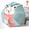 1pc Polar Bear Scarf Automatic Open/Close Umbrella Compact Folding Umbrella, All-Season Portable Umbrella for Women/Men F1124066