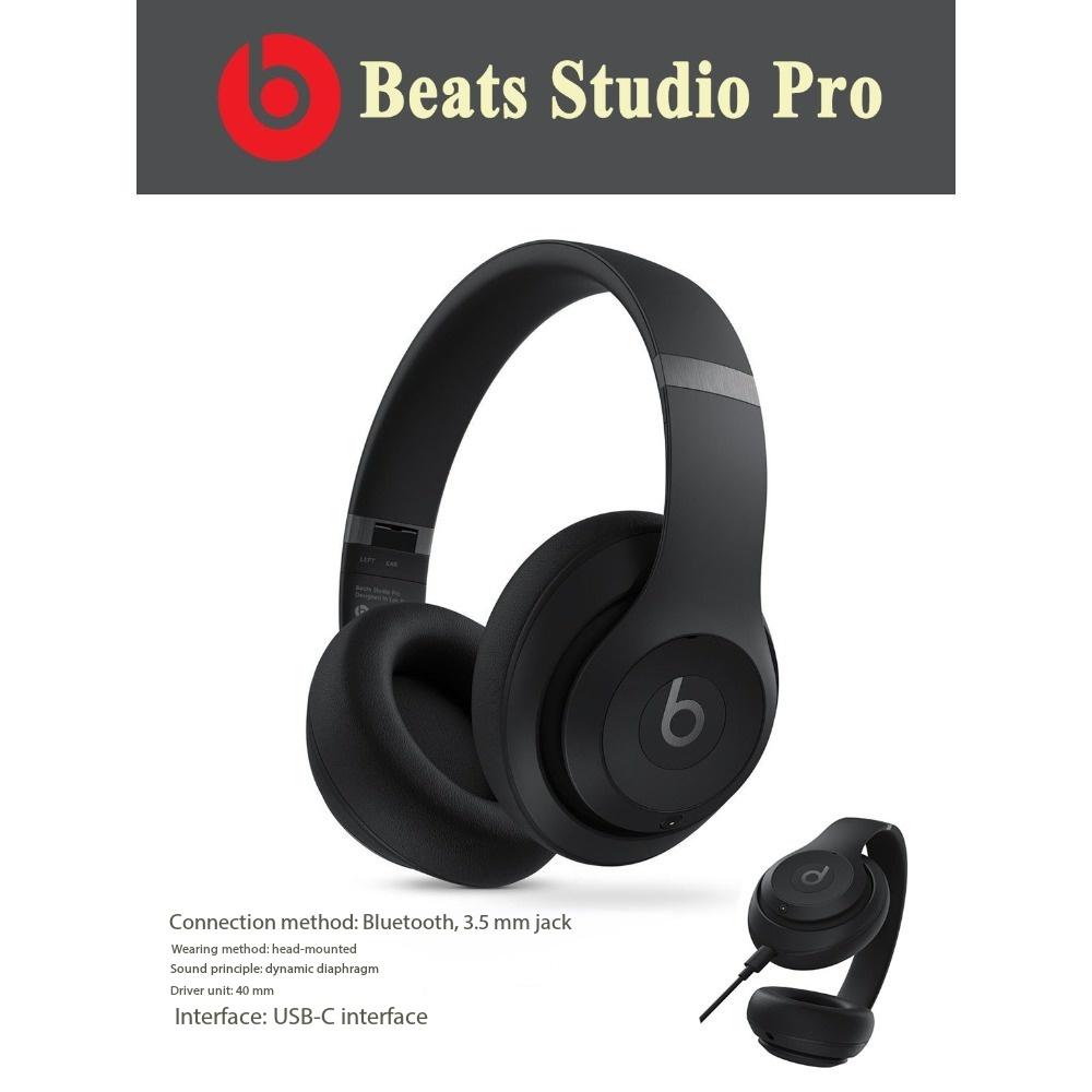 

Beats Studio Pro Wireless Over-Ear Headphones, Active Noise Cancelling, Spatial Audio, USB-C, 40mm Driver, Premium HiFi Sound