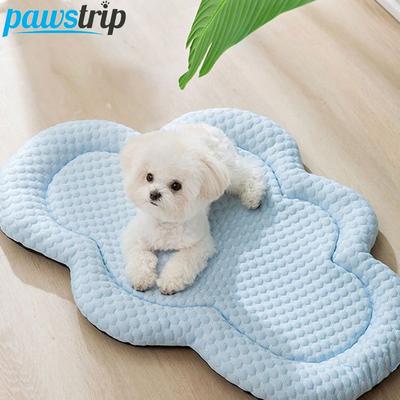Summer Cooling Pet Dog Mat for Small Medium Dogs Cloud Shape Puppy Mat Washable Breathable Dog Sleeping Mat Dog Accessories
