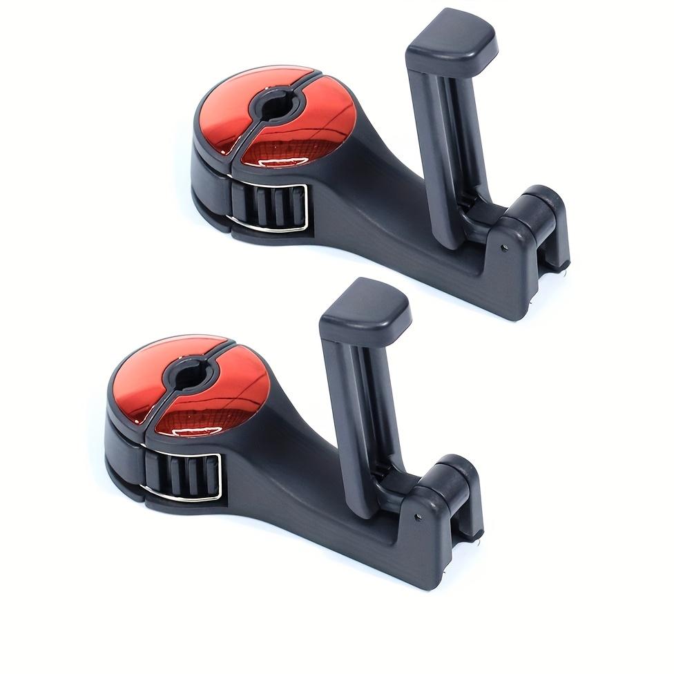 

2pcs/set Car Headrest Hidden Hook with Cell Phone Holder Car Back Seat Hook Universal 360° Rotation Adjustable Hanger Rear Hook for Car Seat