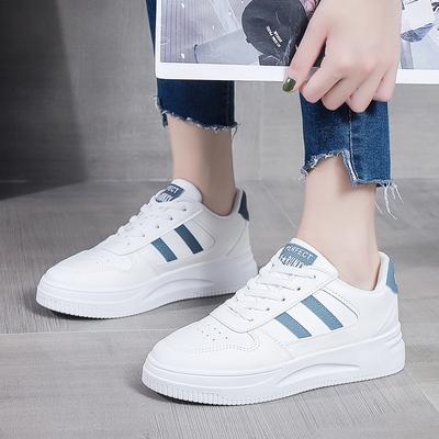 Leather Student Autumn New Casual Thick Baseplate Shoes Ins Two Bars