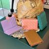 Women's Basic Card Storage Mesh Half Wallet