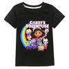 2026 Girls T-shirt Gabbys Dollhouse Funny Anime Theme Summer Boys Cotton Fashion Cartoon Casual T-shirt O-neck Short Sleeve