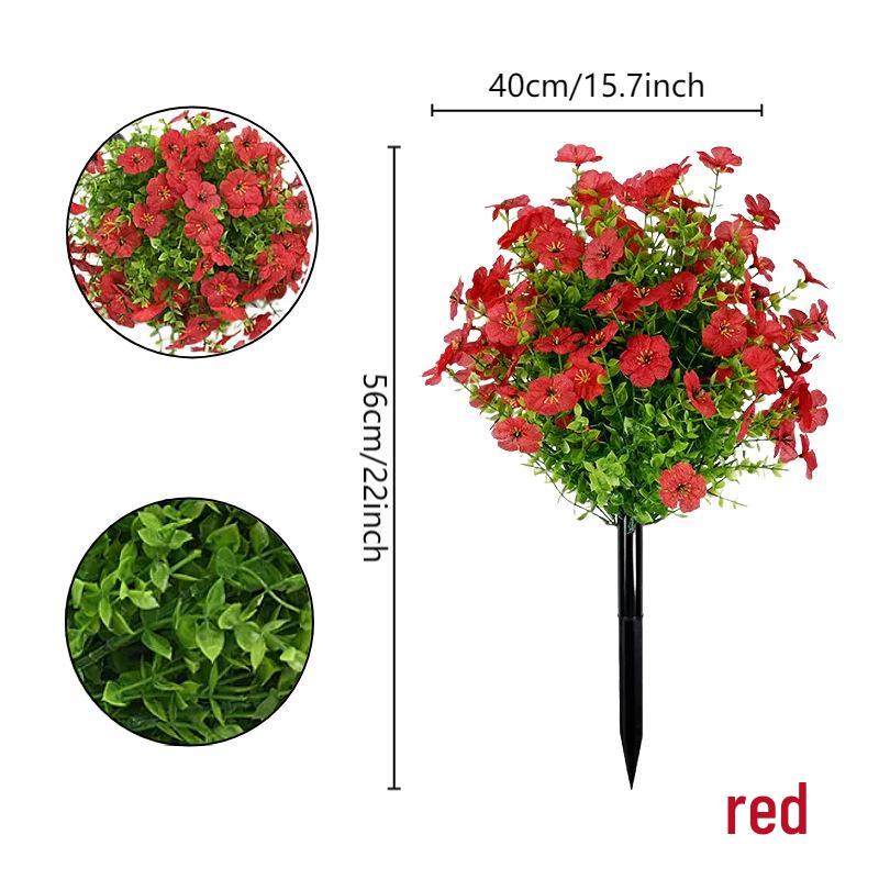 Eucalyptus Violet Potted Flower Arrangement for Garden and Home Decor