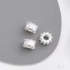14K Gold-Plated Zircon Spacer Beads for DIY Jewelry