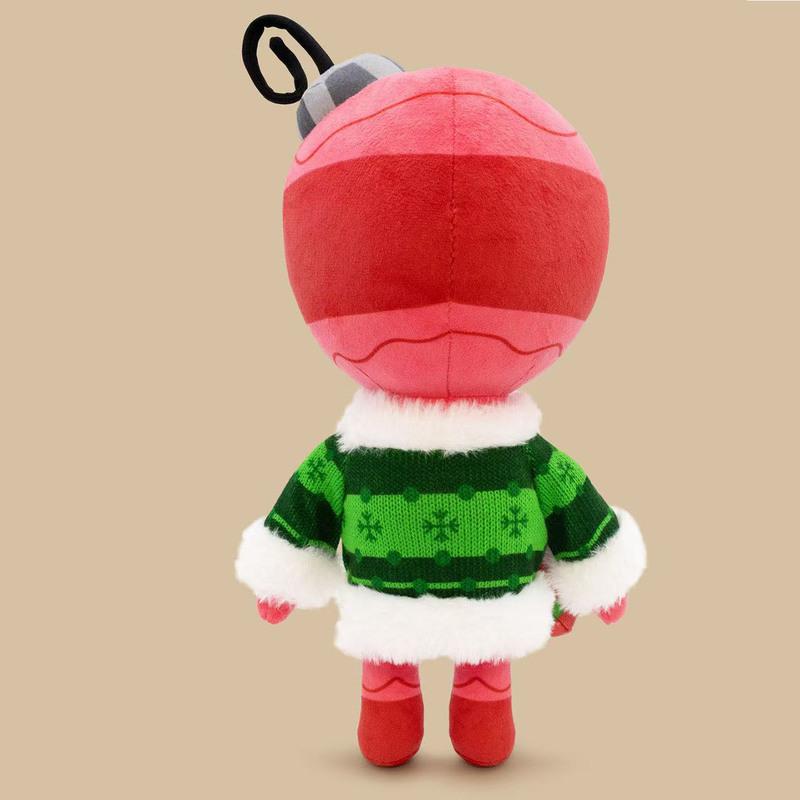 35cm Pretty Present Coal Plush Doll Cute Soft Stuffed Plush Toy Magnetic Christmas Present Pendant Home Decor Gifts