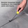 Diamond Tiles Gap Cleaner Tungsten Steel Cement Cleaning Tool Tile Grout Remover  Floor Wall Seam